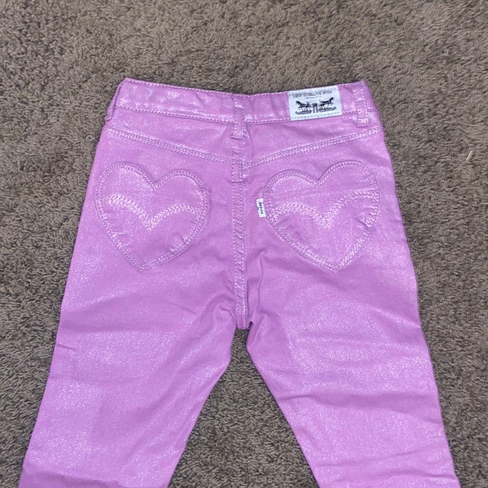 Pink girls LEVI jeans